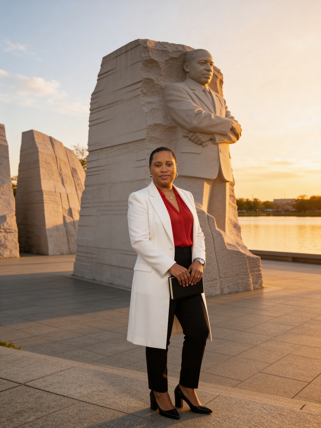 Marion Branch at the Martin Luther King Jr. Memorial